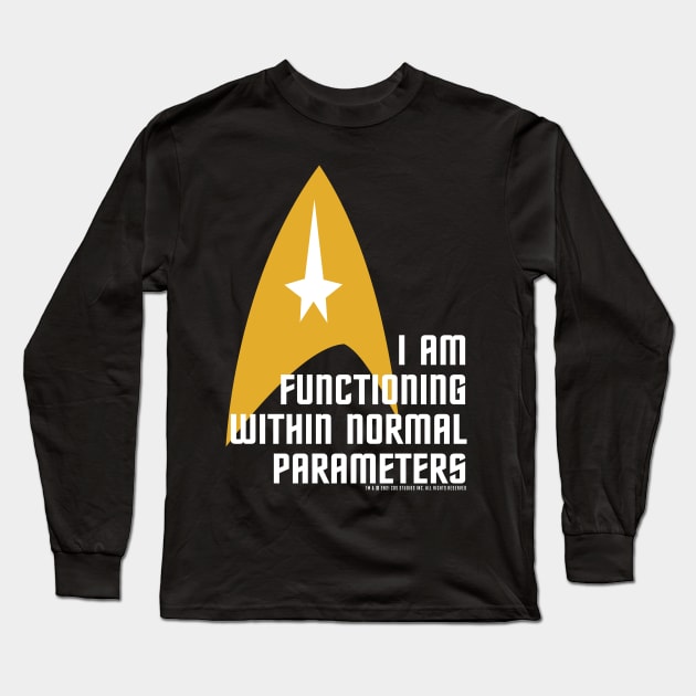 Star Trek - Normal Parameters Long Sleeve T-Shirt by oddmatter